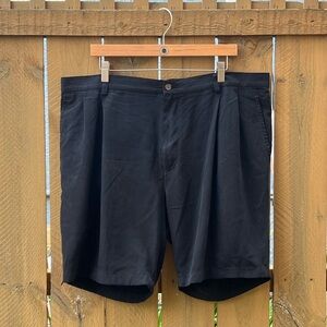 Club Cabana 100% Silk Black Summer Dress Shorts Men’s Size 42